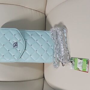Badgley Mischka Pearls Phone Case w/ Card Holder Insert
